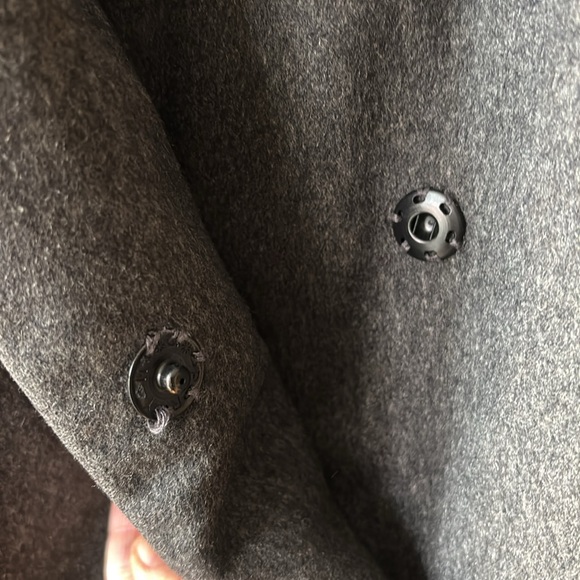 Vintage Grey 100% Cashmere Coat - Picture 4 of 5